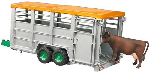 BRUDER Livestock trailer with 1 cow