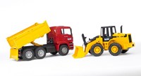 Bruder MAN TGA camion benne véhicule de chantier avec pelle 02752 jouet