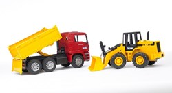 Bruder MAN TGA camion benne véhicule de chantier avec pelle 02752 jouet