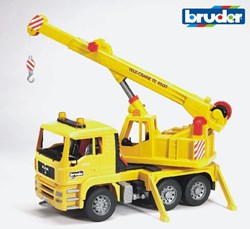 Bruder camion grue MAN - véhicule jouet 42 cm échelle 1:16