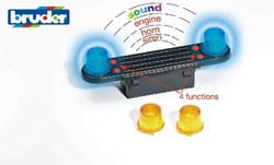 Bruder Accessoires Module Lumière et Son Camions - 4 fonctions