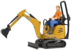 Bruder JCB micro pelle 8010 CTS jouet avec figurine