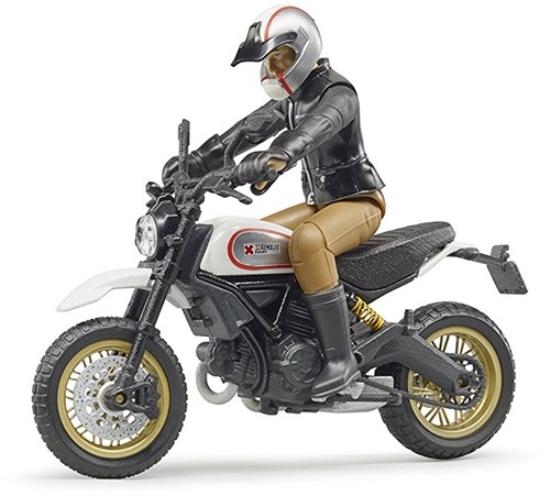 Bruder Bruder bworld Ducati Scrambler Sled en berijder