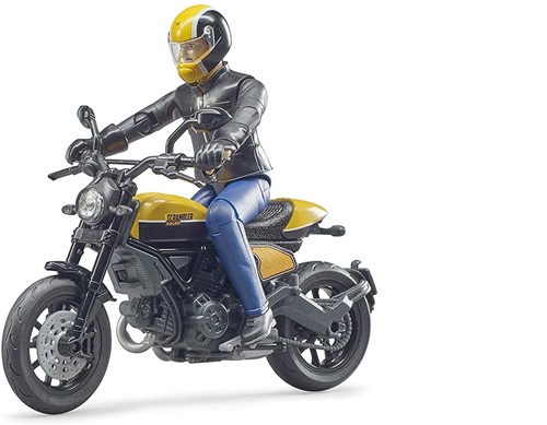Bruder bworld Scrambler Ducati Full Throttle mit Fahrer - 63053