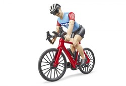 Bruder figurine vélo de course - jouet cycliste