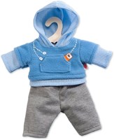 Heless ensemble de jogging poupée 28-35cm vêtement sportif