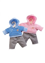 Heless vêtements de poupée survêtement 35-45cm tenue bébé poupée