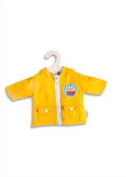Heless veste coupe-vent vêtements poupée réversible 35-45cm imperméable jaune