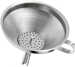Westmark entonnoir de remplissage inox ustensile de cuisine - entonnoir avec tamis multicolore