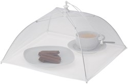 Westmark cloche anti-mouches plastique blanc 34x34cm - protection alimentaire extérieure