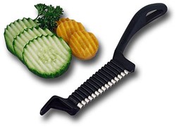 Westmark couteau à légumes Garnetta - couteau de cuisine inox 21,5 cm - argent noir