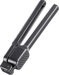 Westmark presse-ail ustensile de cuisine noir - prise supplémentaire - métal - 15 cm