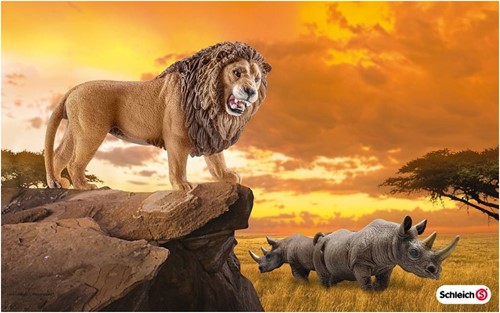 Schleich Safari - Lion, rugissant 14726-2