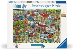 Ravensburger puzzle Holiday Resort 1 - Camping puzzle cartoon 1000 pièces