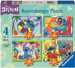 Ravensburger Disney Stitch puzzle 4en1 - puzzle enfant carton
