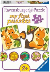 Ravensburger puzzle animaux enfant 9x2 pièces carton tout-petit