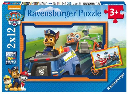 Ravensburger PAW Patrol puzzle - puzzle enfant 2x12 pièces carton