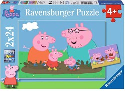 Ravensburger puzzle Peppa Pig pour enfants - 2 x 24 pièces carton