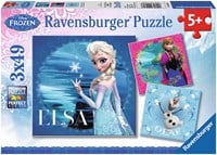 Ravensburger puzzle Disney Frozen Elsa, Anna & Olaf - 3x49 pièces puzzle enfant