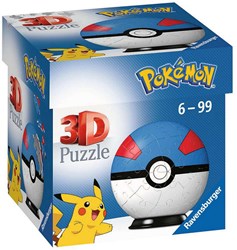 Ravensburger puzzle 3D Pokémon Great Ball - 54 pièces - jouet