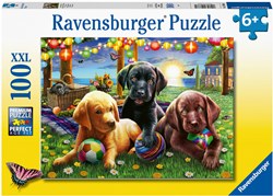 Ravensburger puzzle pique-nique chiens - puzzle XXL 100 pièces animaux