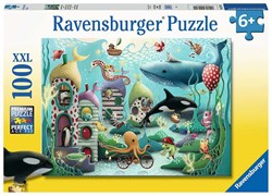 Ravensburger puzzle Monde sous-marin magique - Puzzle enfant 100 pièces XXL