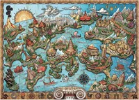 Ravensburger puzzle Atlantis puzzle 1000 pièces qualité premium fantasy-2