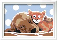 Ravensburger kit de peinture par numéros Amis câlins peinture acrylique-2