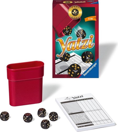 Ravensburger jeu de dés Classic Compact Yatzi - jeu de voyage