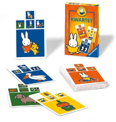 Ravensburger jeu de quartets - Miffy découvre le monde jeu de cartes