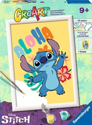 Ravensburger peinture par numéros Disney Stitch - Set CreArt pour enfants