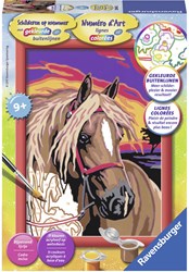 Ravensburger peinture par numéros cheval de rêve - kit créatif