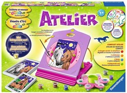 Ravensburger atelier peinture par numéros - kit créatif pour enfants