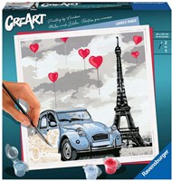 Ravensburger peinture par numéros Paris - Kit de loisir CreArt pour adultes