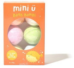 Mini U bombes de bain pour enfants - set de jouets de bain colorés