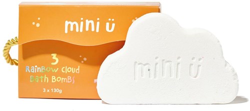 Mini U bombes de bain nuage - bombes de bain colorées pour enfants