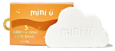 Mini U bombes de bain nuage - bombes de bain colorées pour enfants-3
