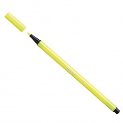 Stabilo feutre Pen 68 premium jaune fluo - marqueur créatif