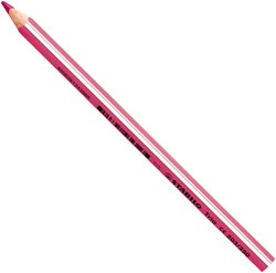Stabilo crayon de couleur Trio Thick triangulaire avec mine extra épaisse rose