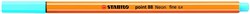 STABILO point 88 - crayon fin 0,4 mm - bleu néon