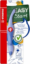 Stabilo stylo roller ergonomique droitier rechargeable pastel bleu clair