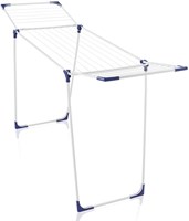Leifheit séchoir Classic 180 Solid - séchoir sur pied bleu 18 mètres