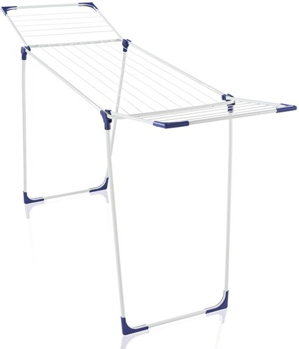 Leifheit séchoir Classic 180 Solid - séchoir sur pied bleu 18 mètres