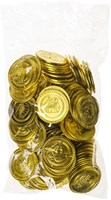 Pièces de pirate jouet or - 100 pièces - accessoires déguisement pirate-3