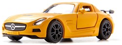 Siku Mercedes-Benz SLS AMG Black Series voiture de sport jaune avec portes ouvrantes