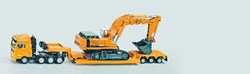 Siku Camion porte-engin avec pelleteuse Liebherr 1:87 - jouet de construction