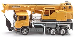 Siku camion grue jouet Liebherr télescopique 1:87 jaune
