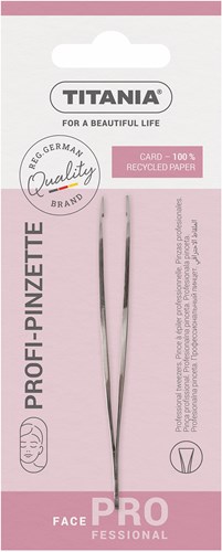 Titania pince jouet éducatif acier inoxydable droit 9,5cm argent