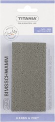 Titania pierre ponce accessoire de soin 10x5x2,5cm pour une peau lisse