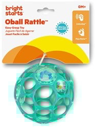 Oball Hochet 10 cm - Bleu / Vert